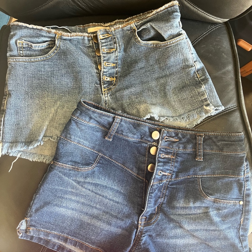 Denim shorts